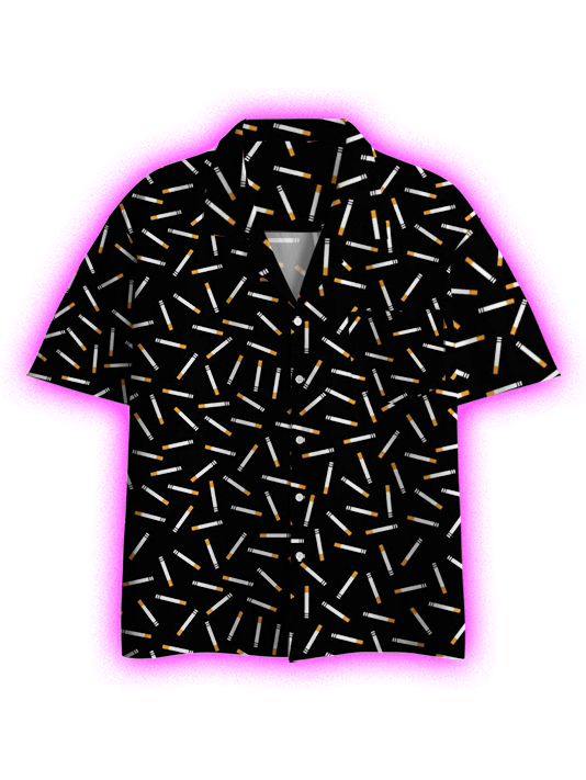 Scattered Smokes Button Up Pocket Shirt