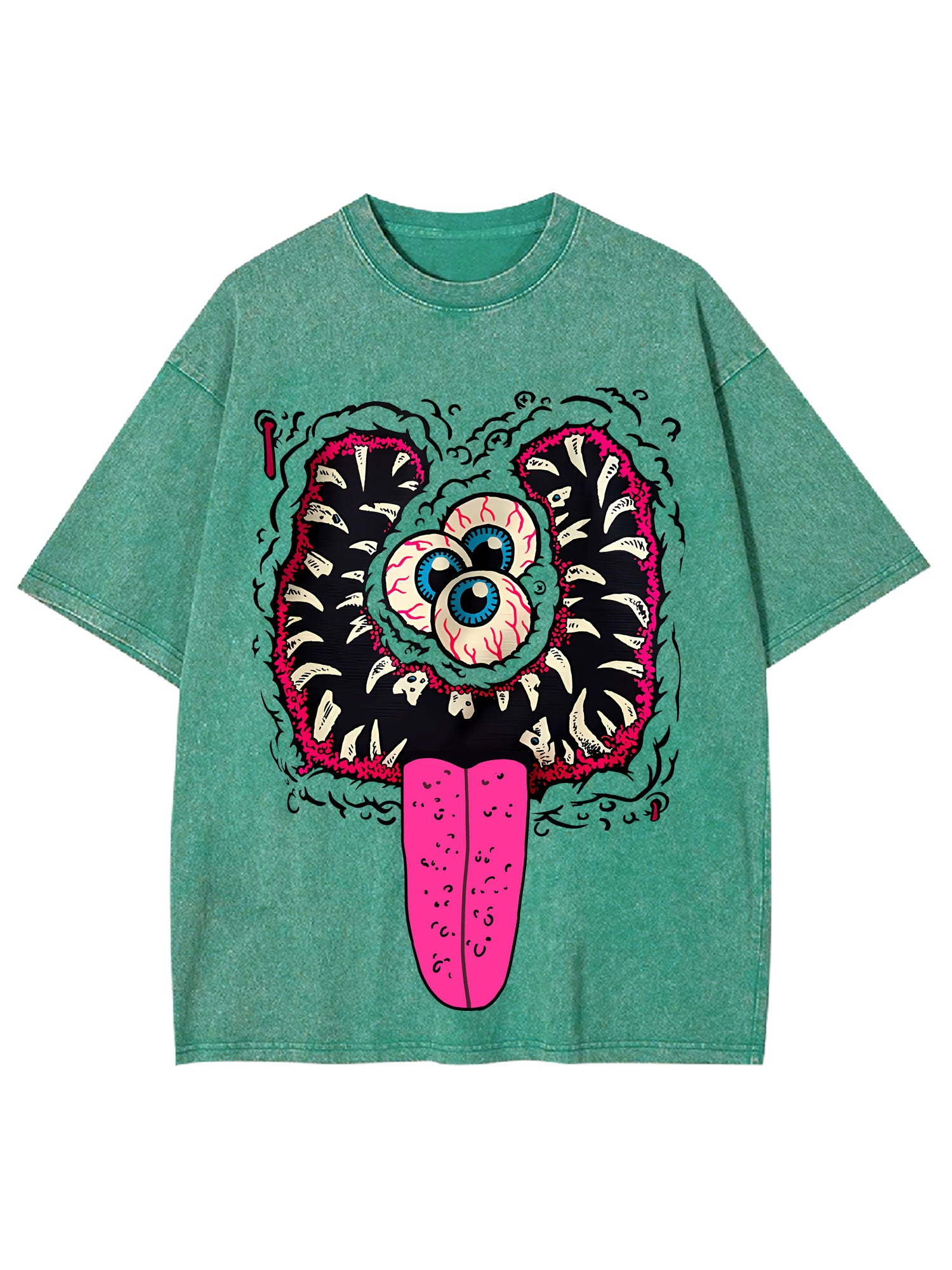 Terrifying Grin Washed Tshirt