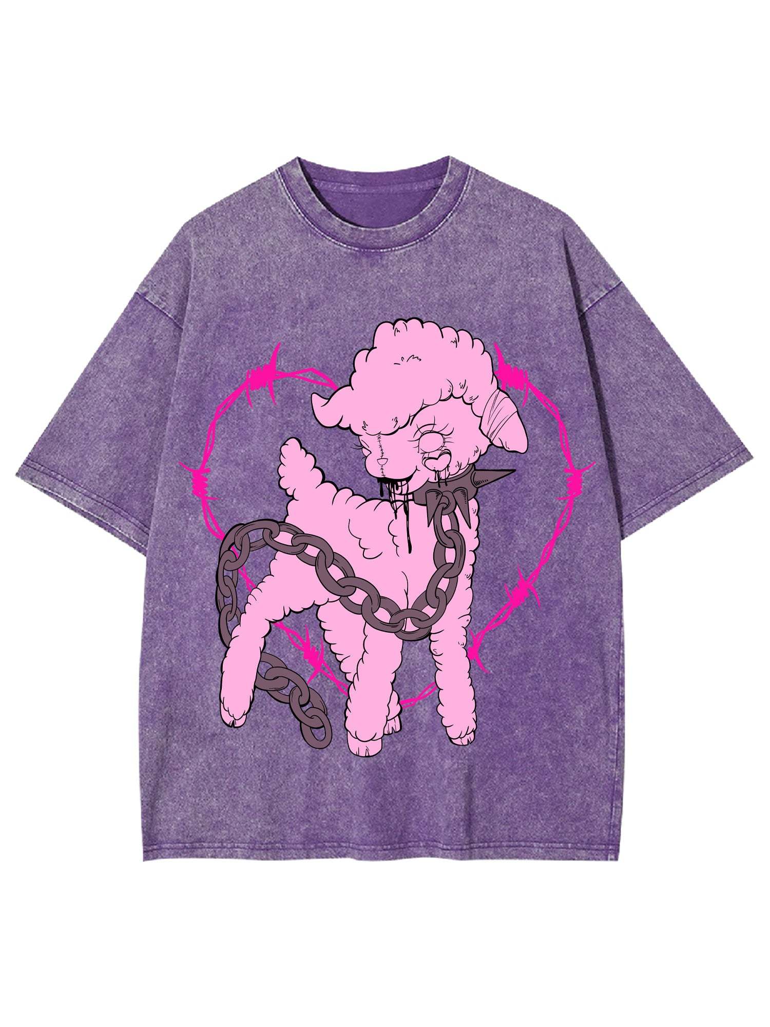 Pink Slaughter Washed Tshirt