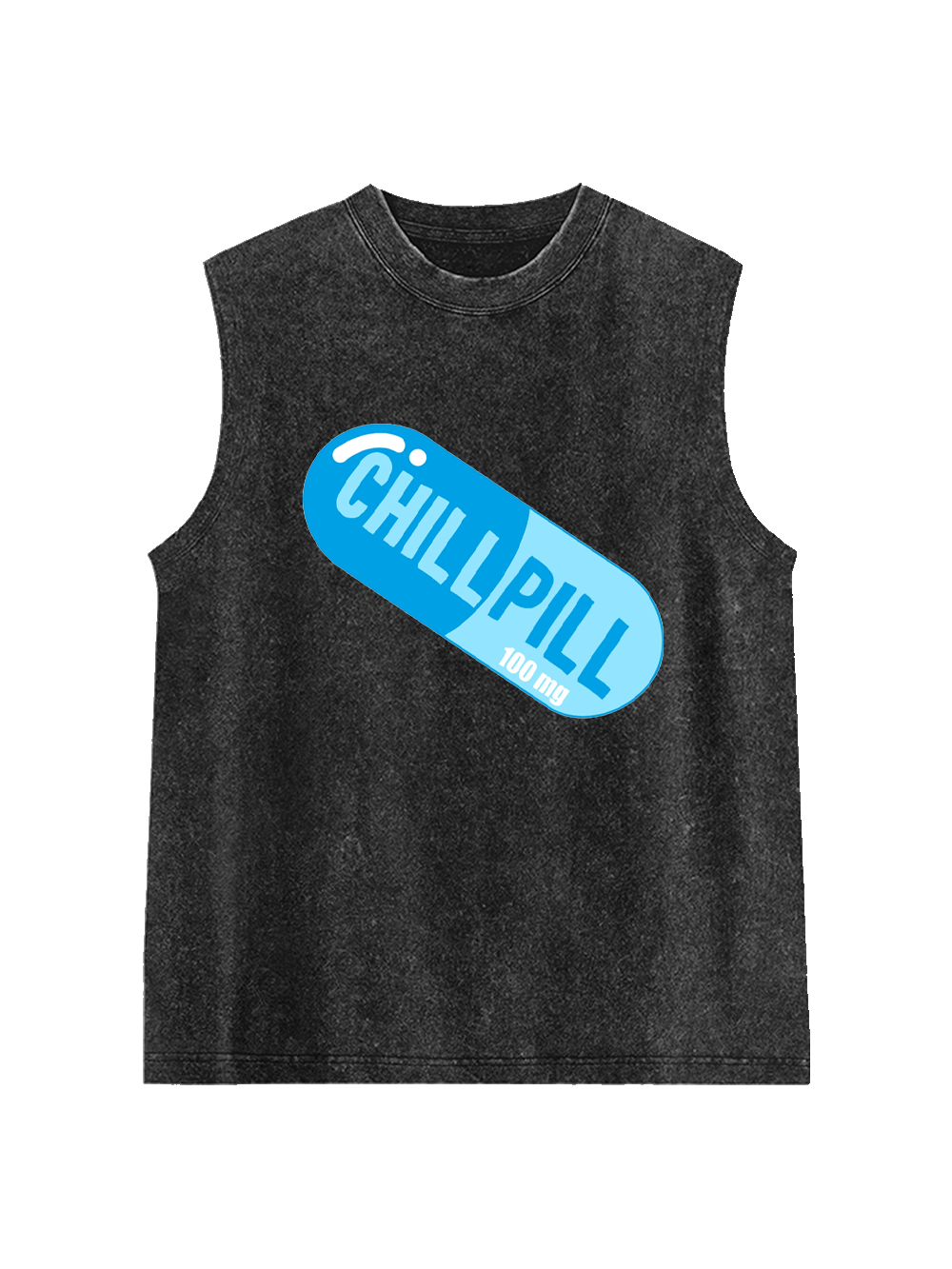 Chill Pill Washed Tank Top