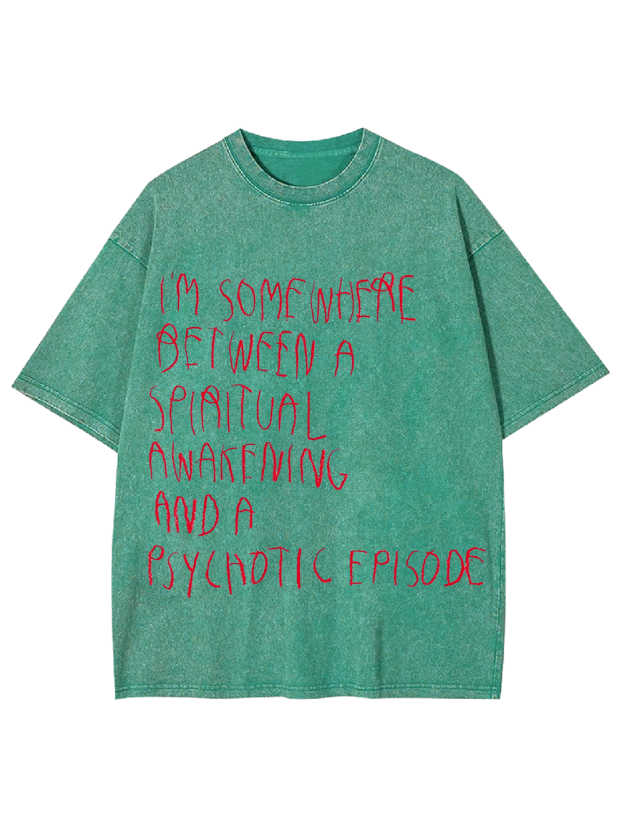 Spiritual Awakening Washed Tshirt