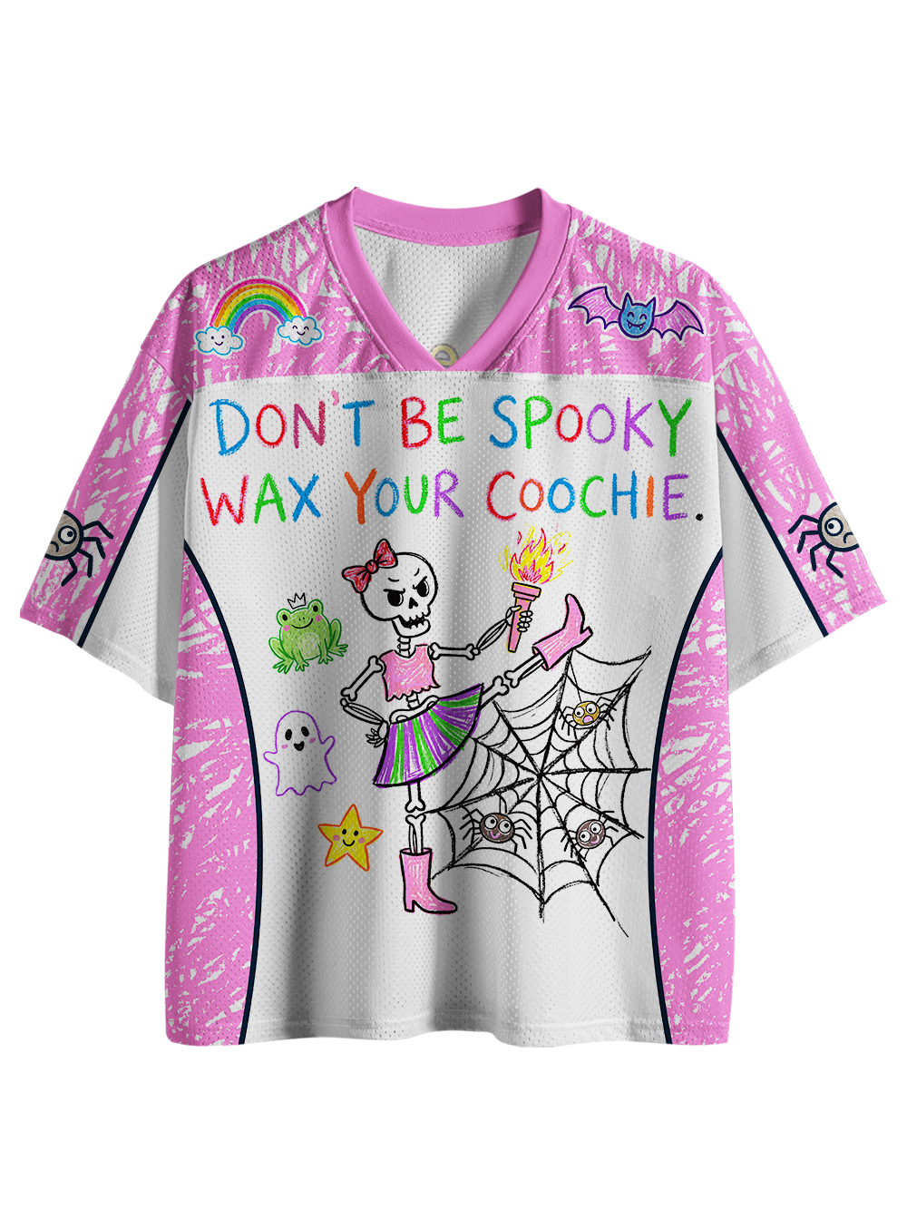 Cute but Creepy Mesh Jersey