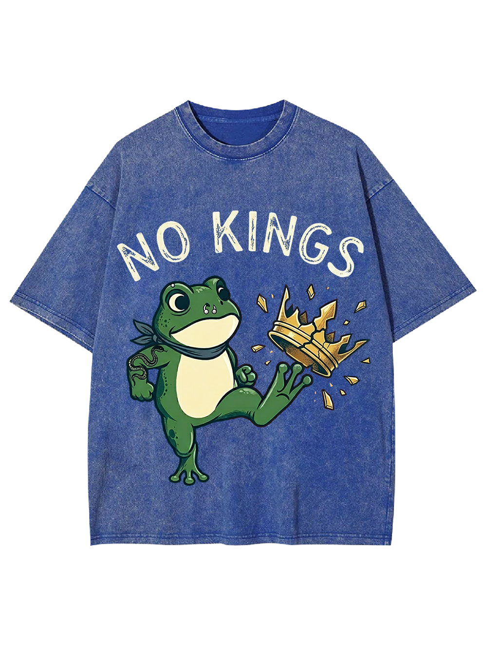 Frog Against the Crown Washed Tshirt