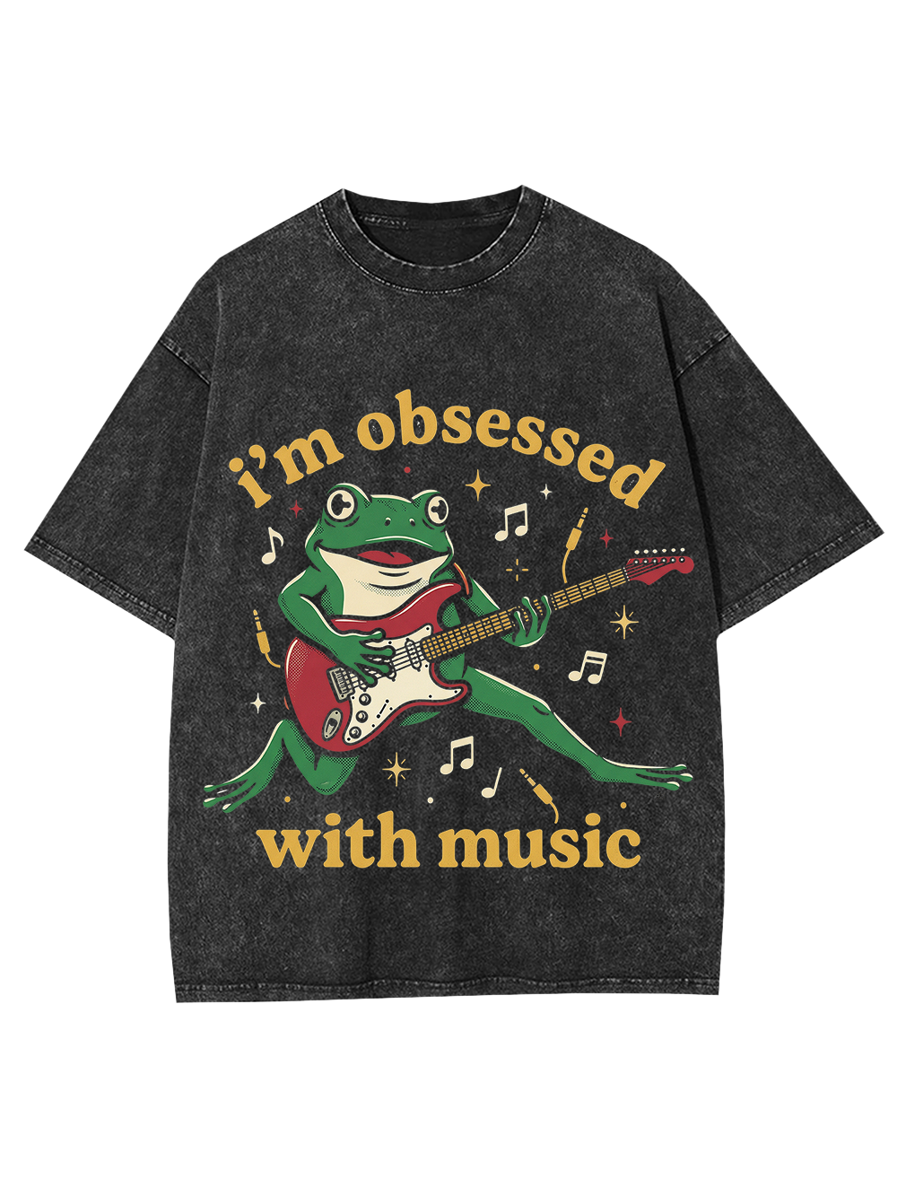 I’m obsessed with music Washed Tshirt