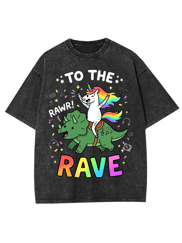 TO THE RAWR Washed Tshirt