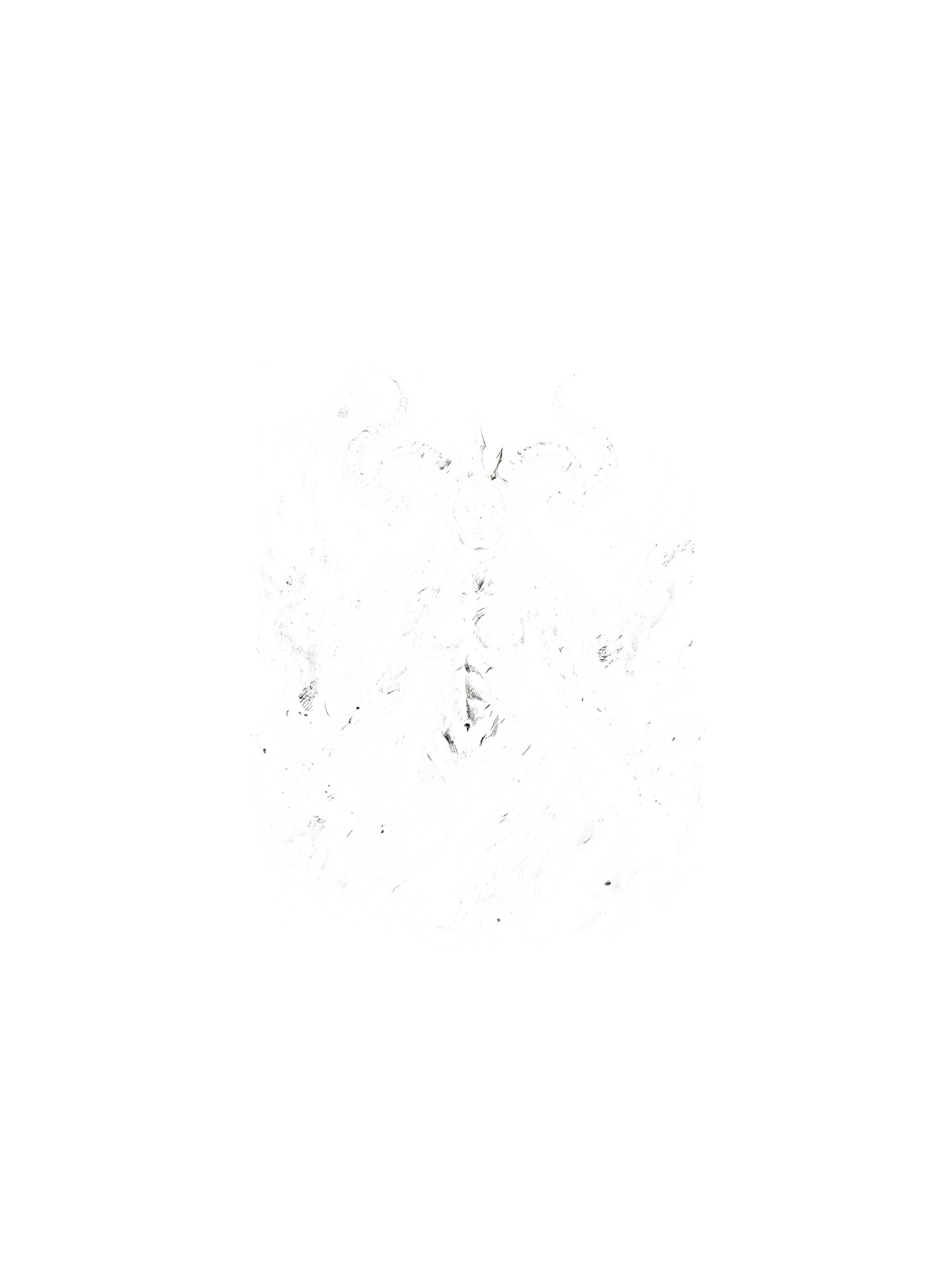 Flamebound Witch – Occult Washed Tshirt