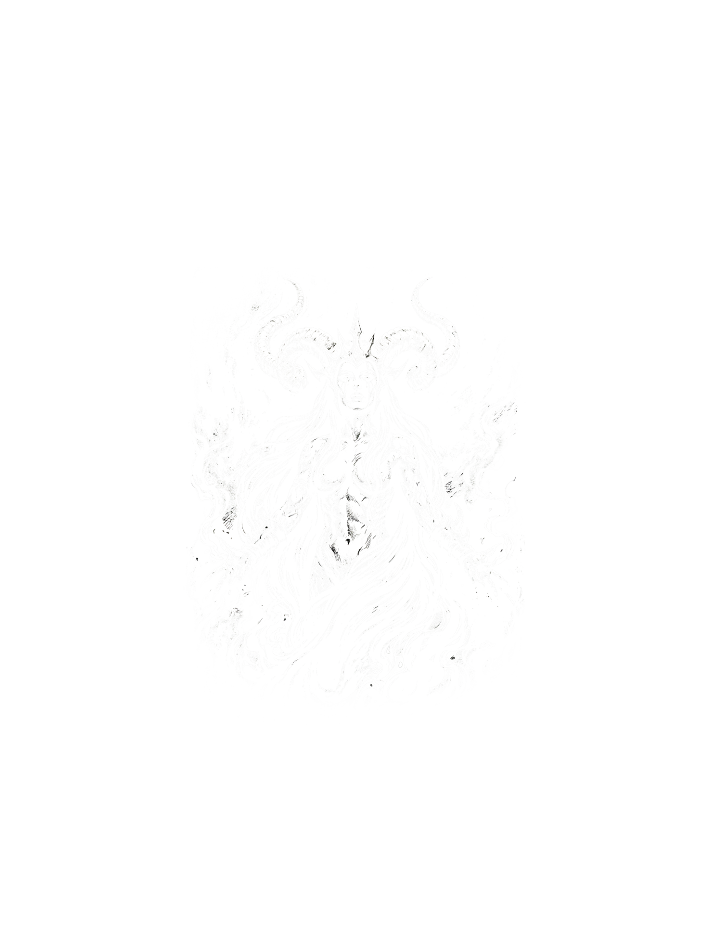 Flamebound Witch – Occult Washed Tshirt