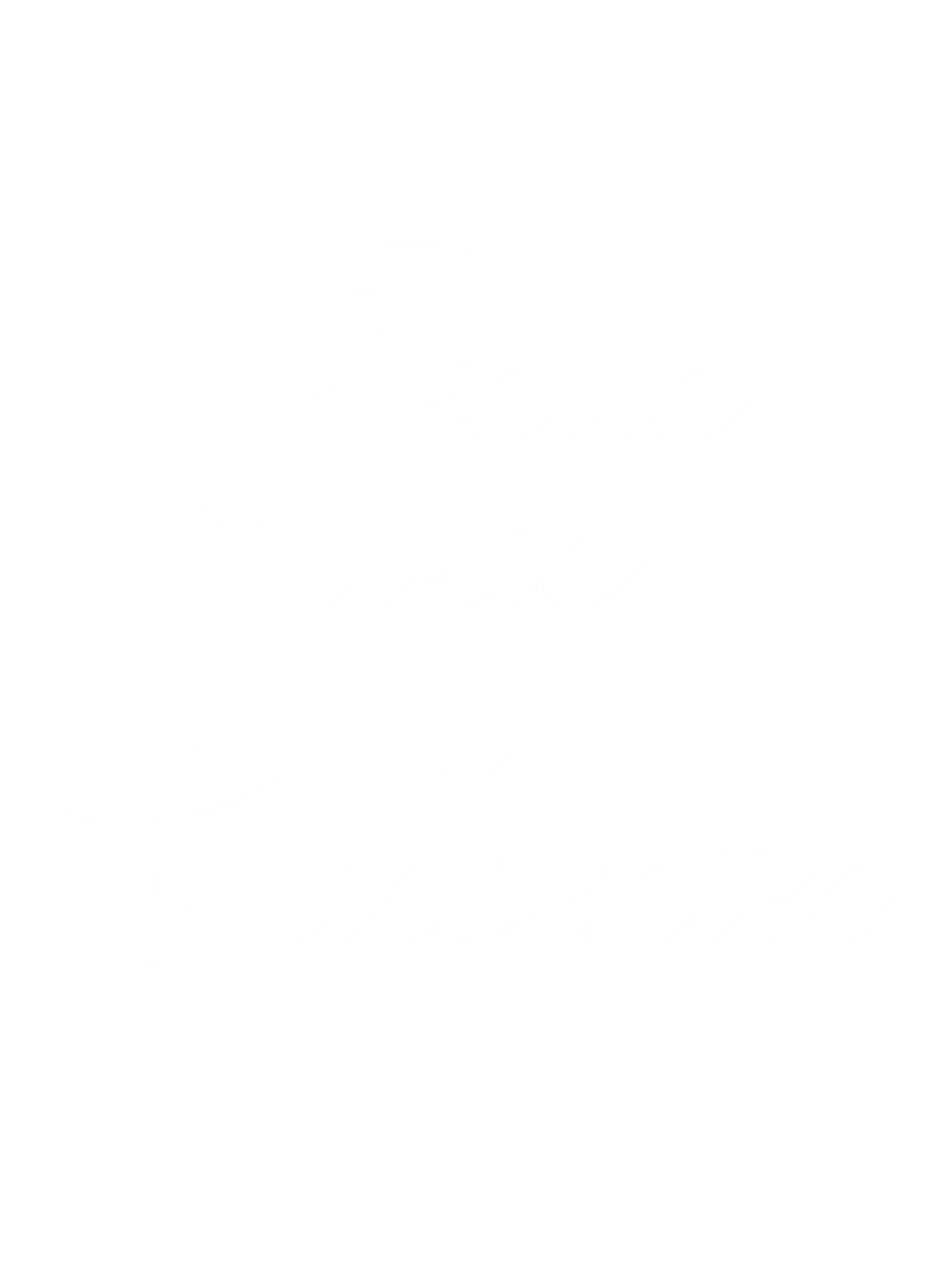 Jesus was a Carpenter Washed Tshirt