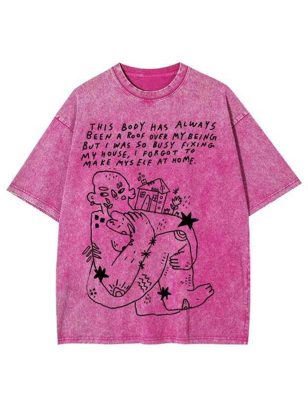 Accept Yourself Washed Tshirt-ClassyOutlaw