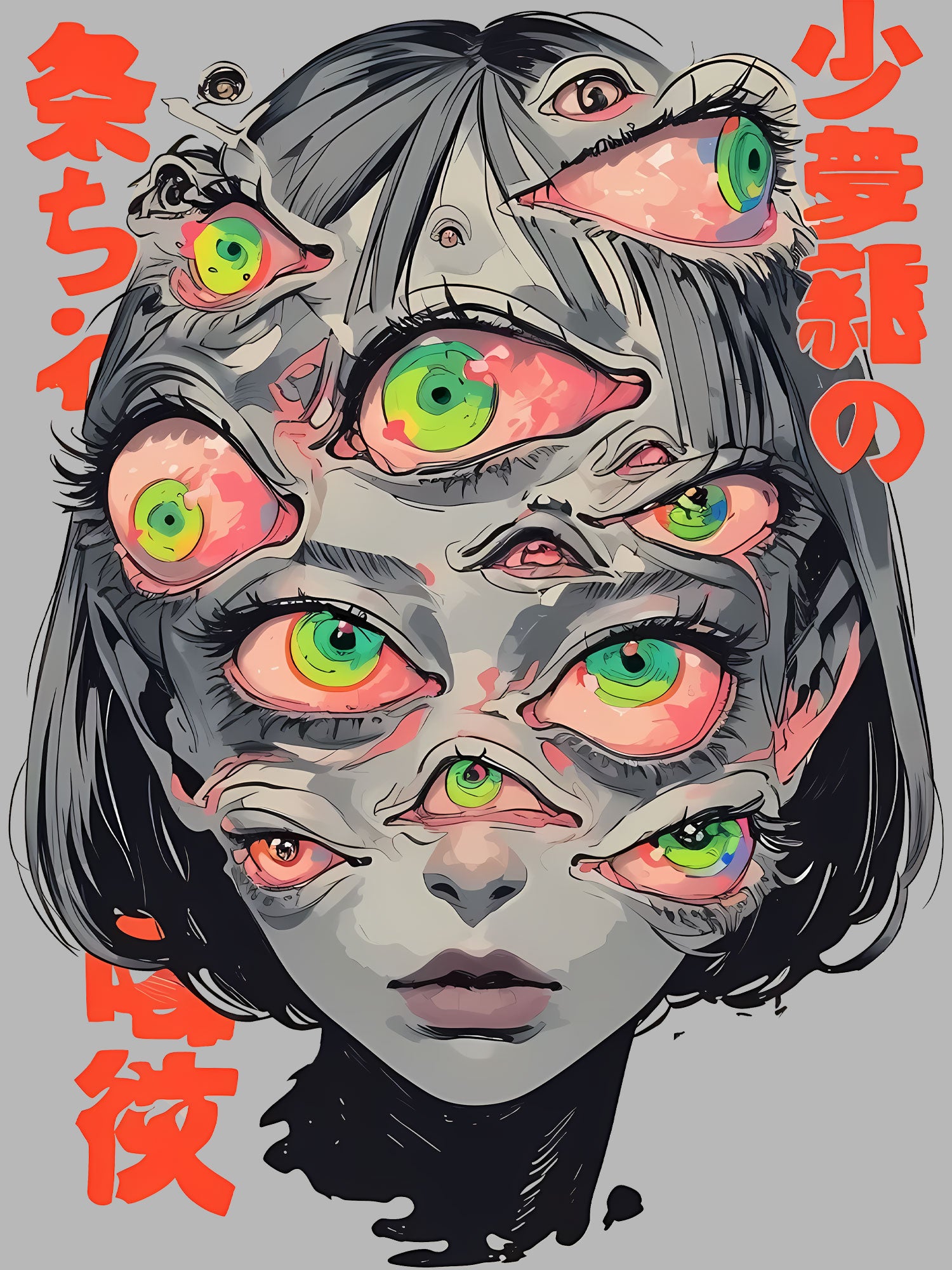 THOUSAND EYED FANTASY WASHED TSHIRT