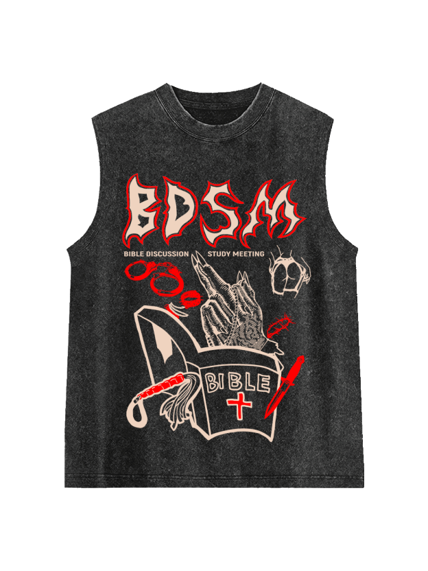 Bdsm Washed Tank Top