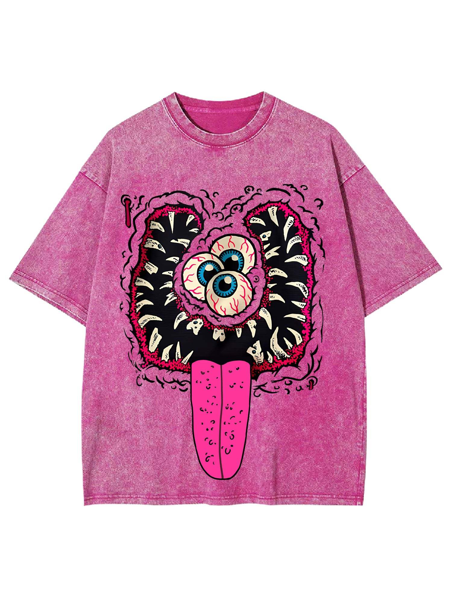 Terrifying Grin Washed Tshirt