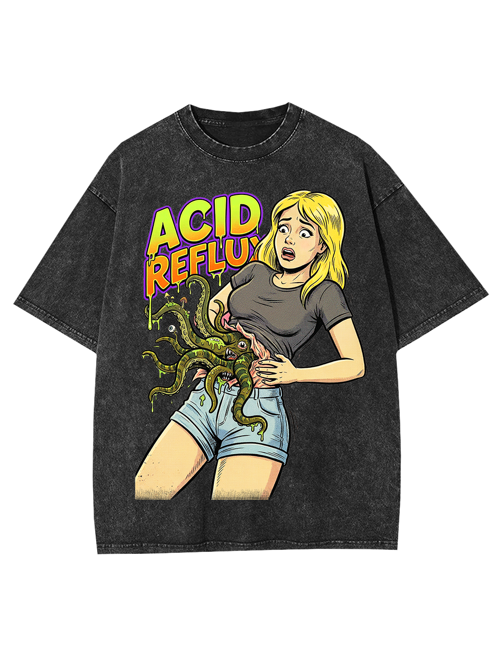 ACID REFLUX Washed Tshirt