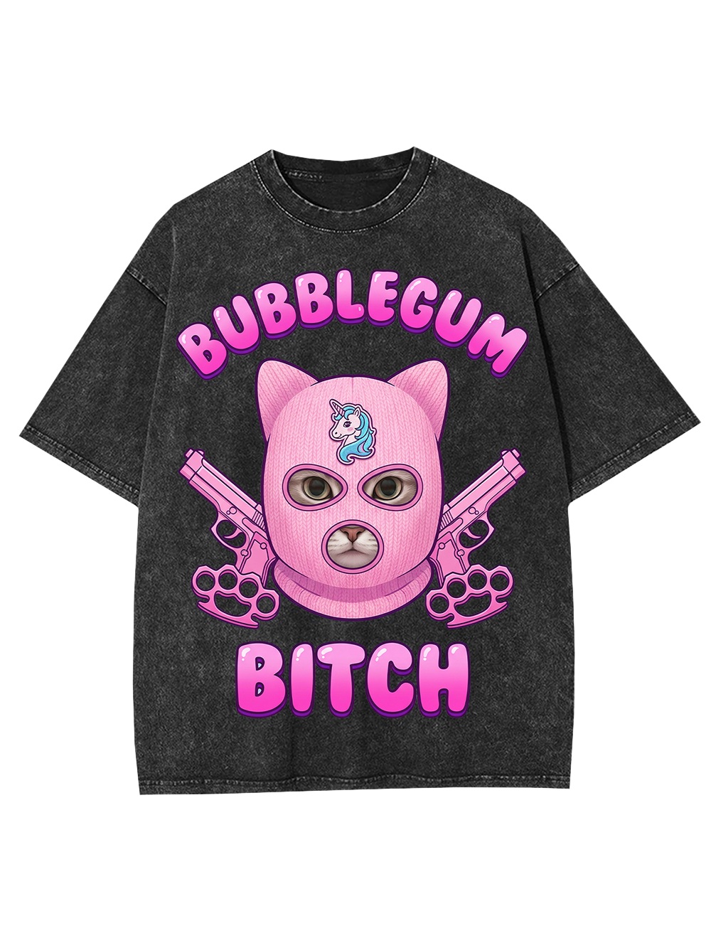 BUBBLEGUM BITCH Washed Tshirt