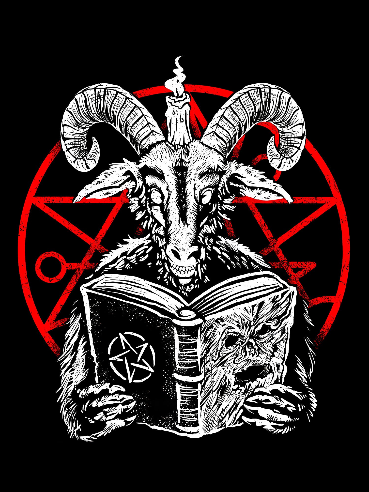 The Goat Of Dark Washed Tshirt