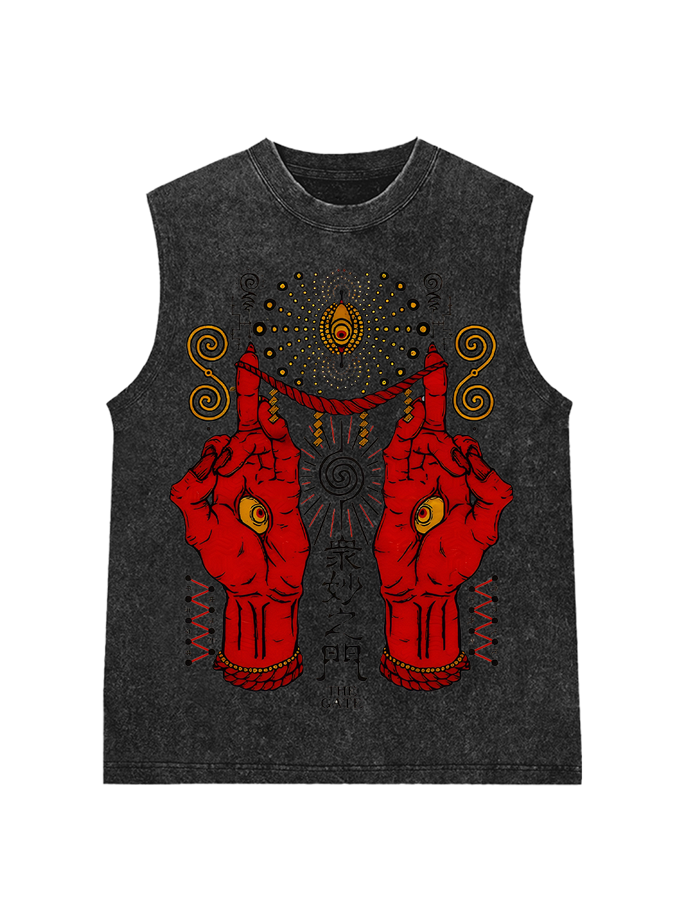 The Mystical Gate Washed Tank Top