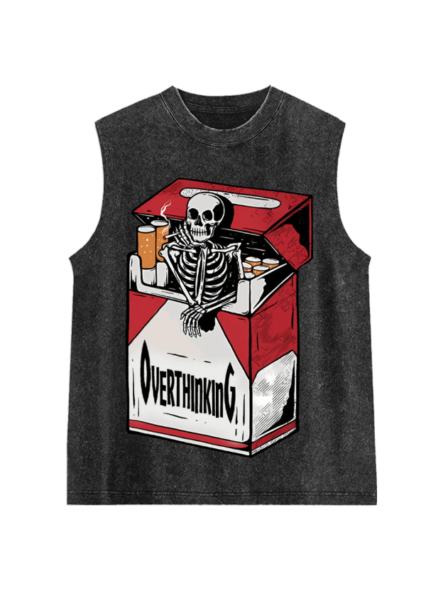 Overthinking Washed Tank Top