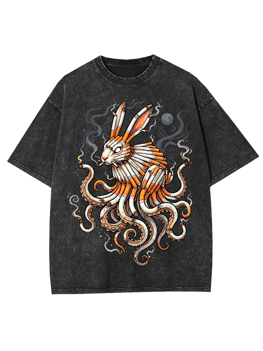Smokeborn Hare Washed Tshirt