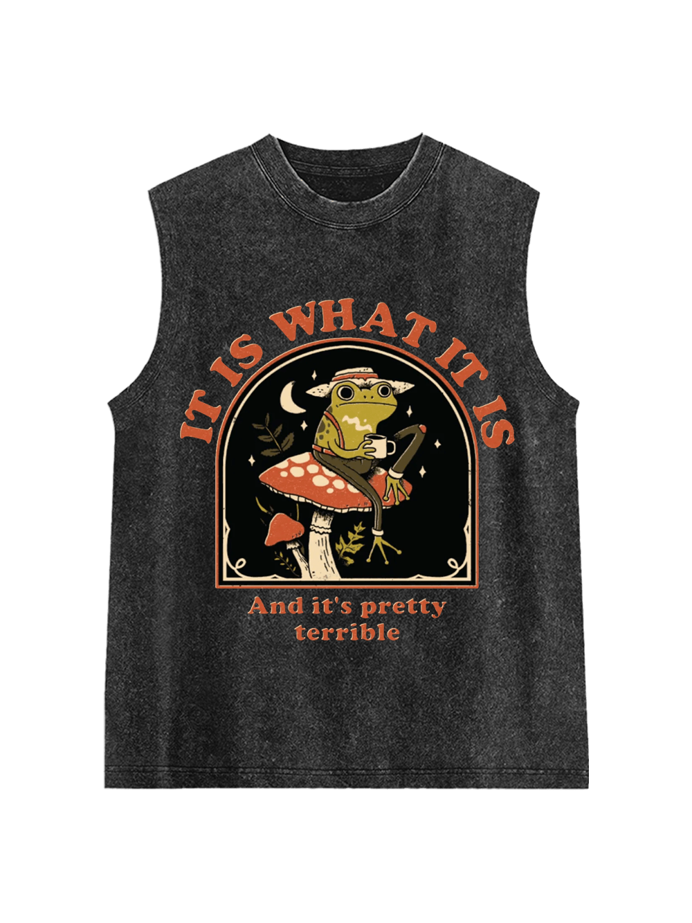 It Is What It Is Washed Tank Top