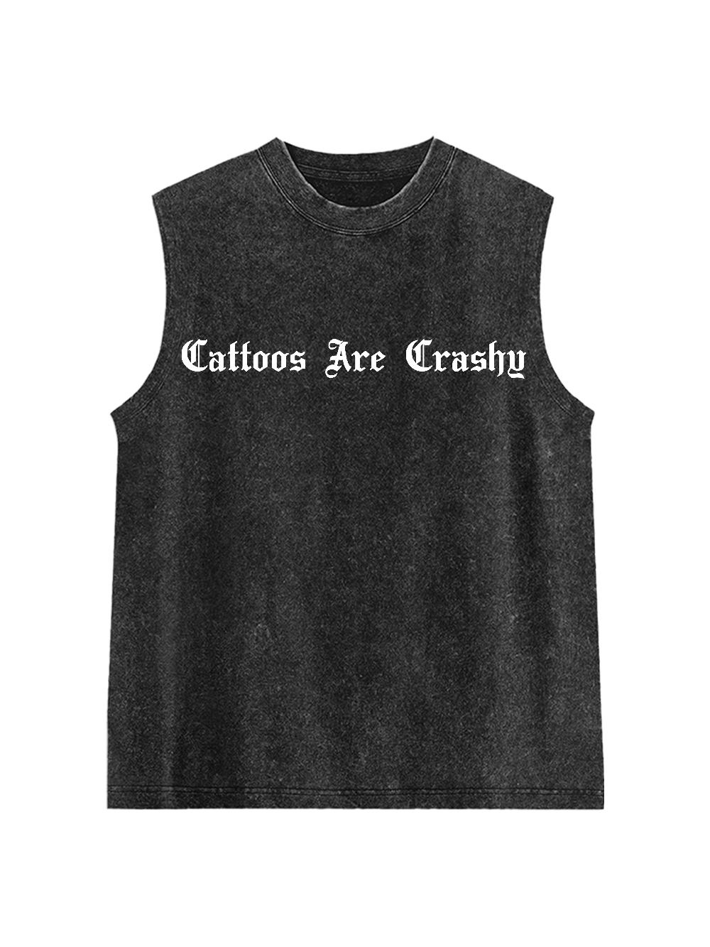 Tattoos Are Trashy Washed Tank Top