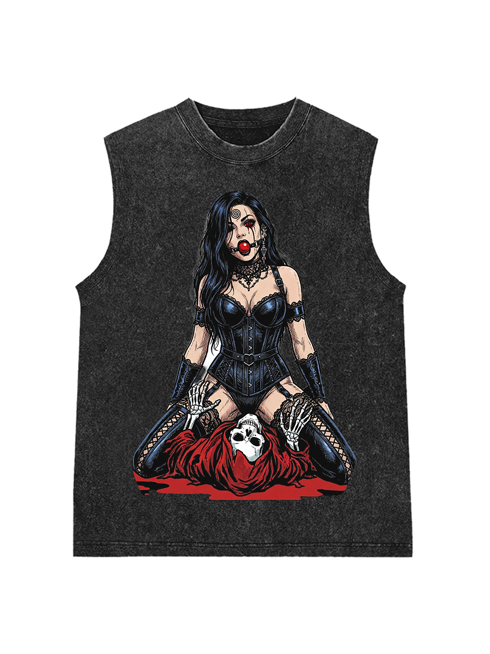 Red-eyed seductress Washed Tank Top