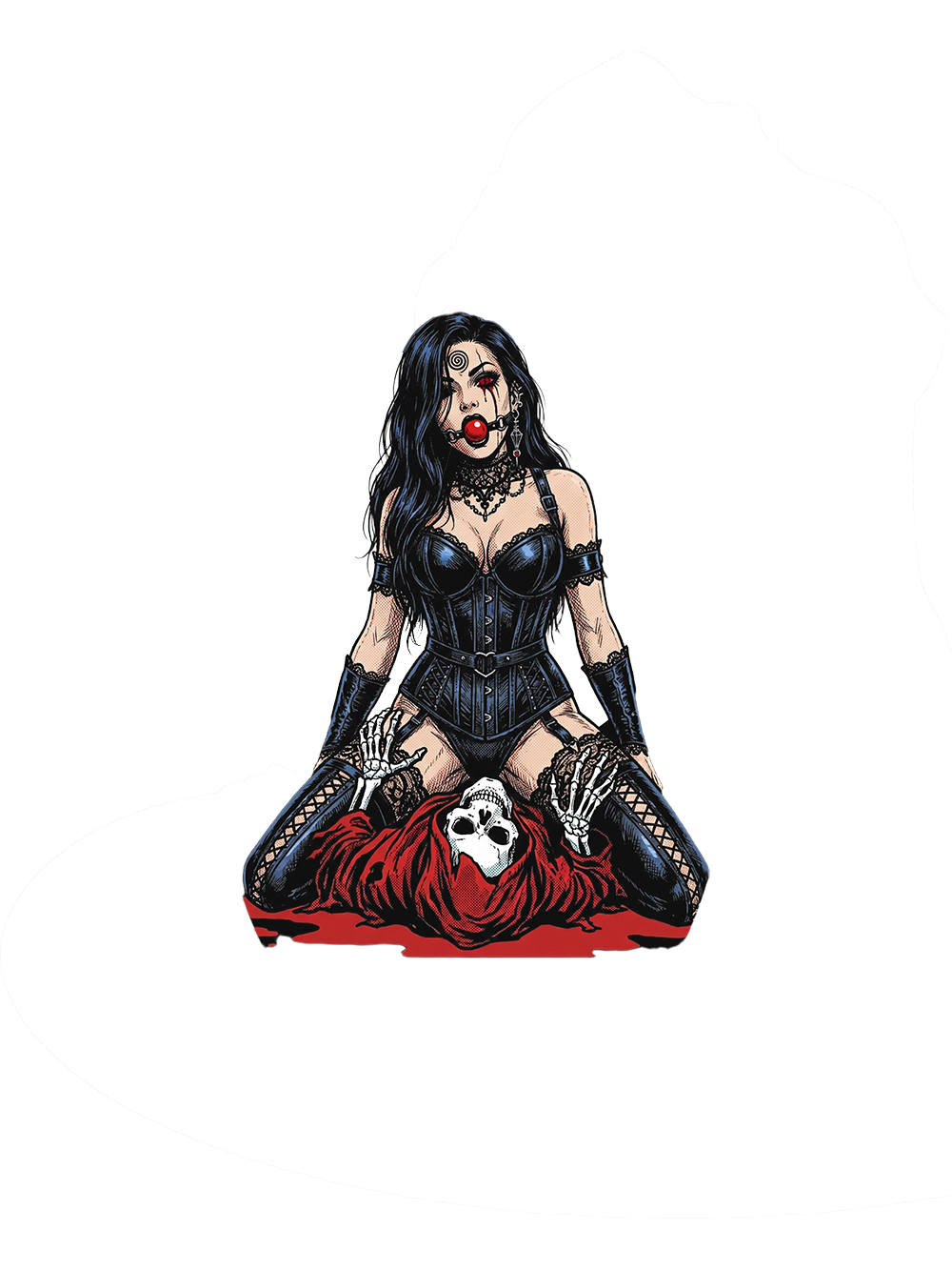 Red-eyed seductress Washed Tank Top