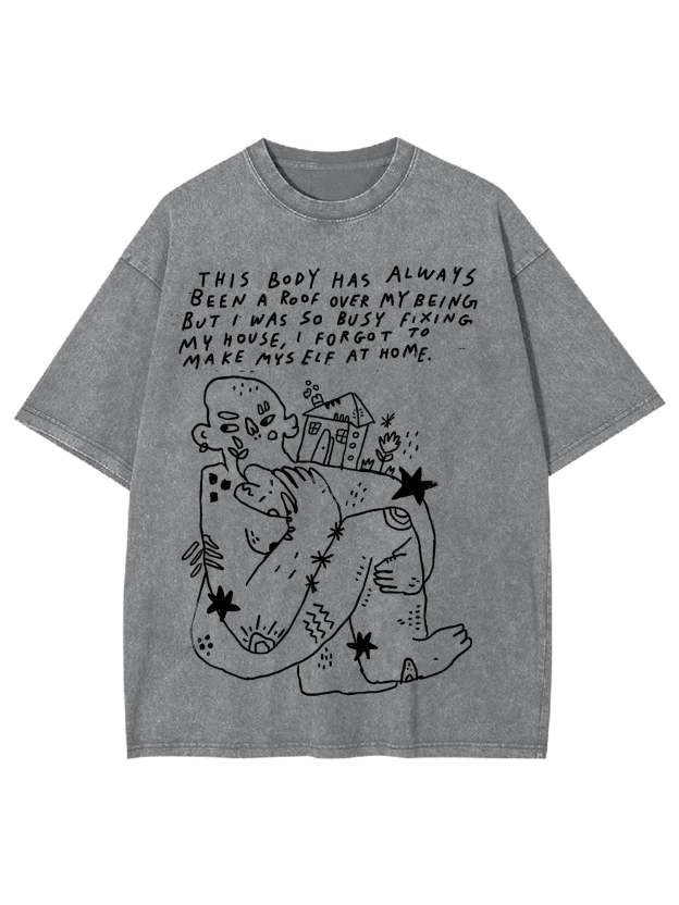 Accept Yourself Washed Tshirt-ClassyOutlaw