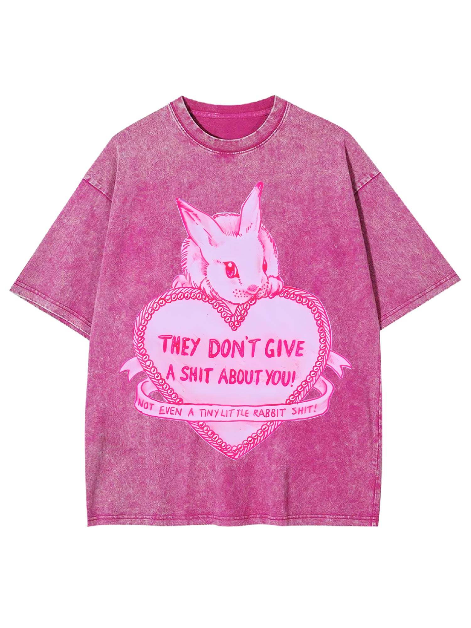 They Don't Give A Shit About You Washed Tshirt