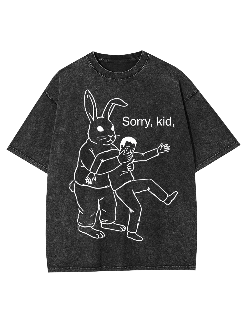 Sorry, kid Washed Tshirt