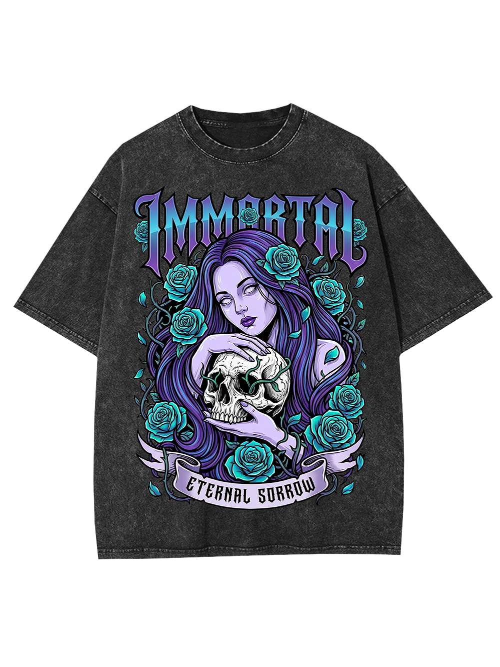 IMMORTAL ETERNAL SORROW Washed Tshirt