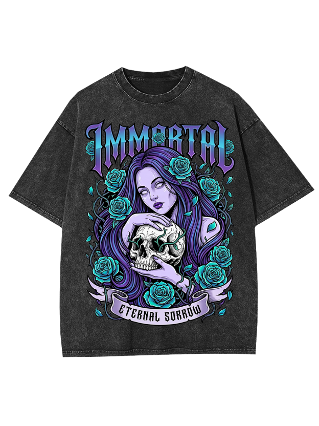 IMMORTAL ETERNAL SORROW Washed Tshirt
