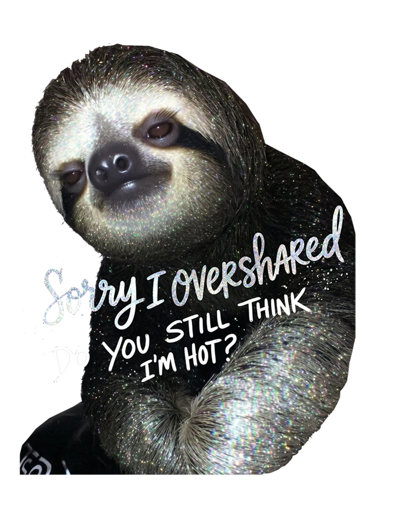Cute Lazy Sloth Washed Tshirt