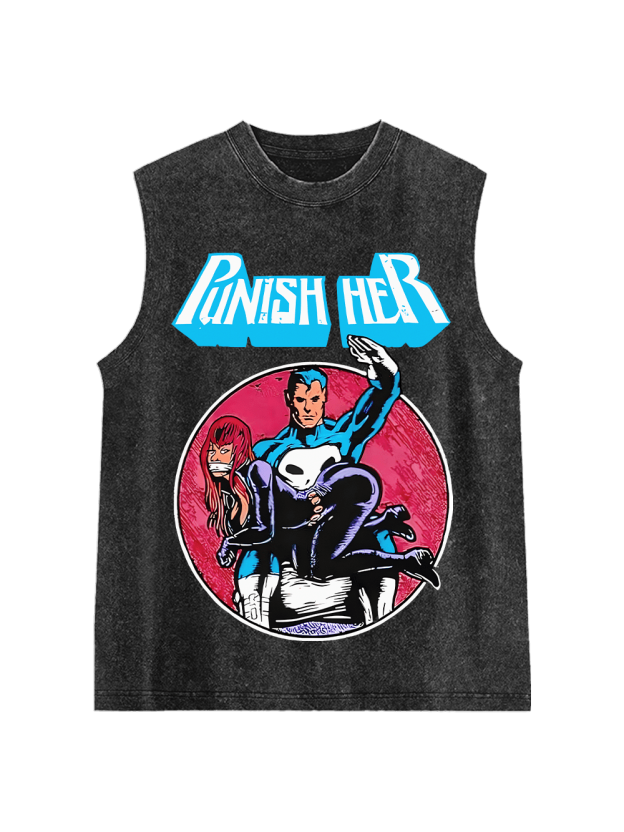 Punish Her Washed Tank Top
