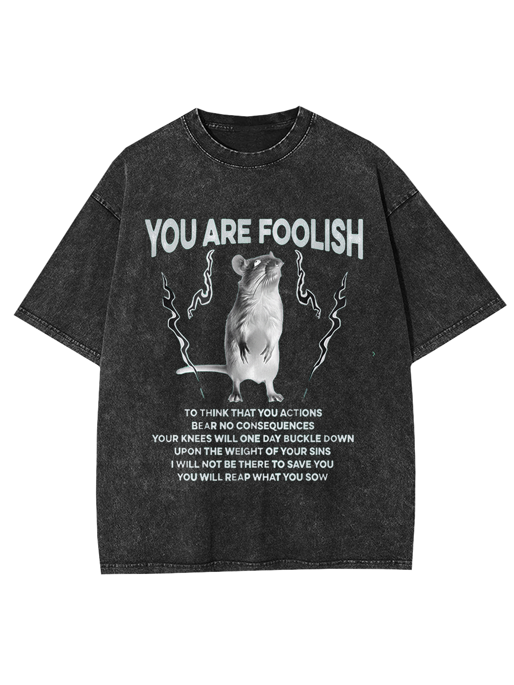 You Are Foolish Washed Tshirt