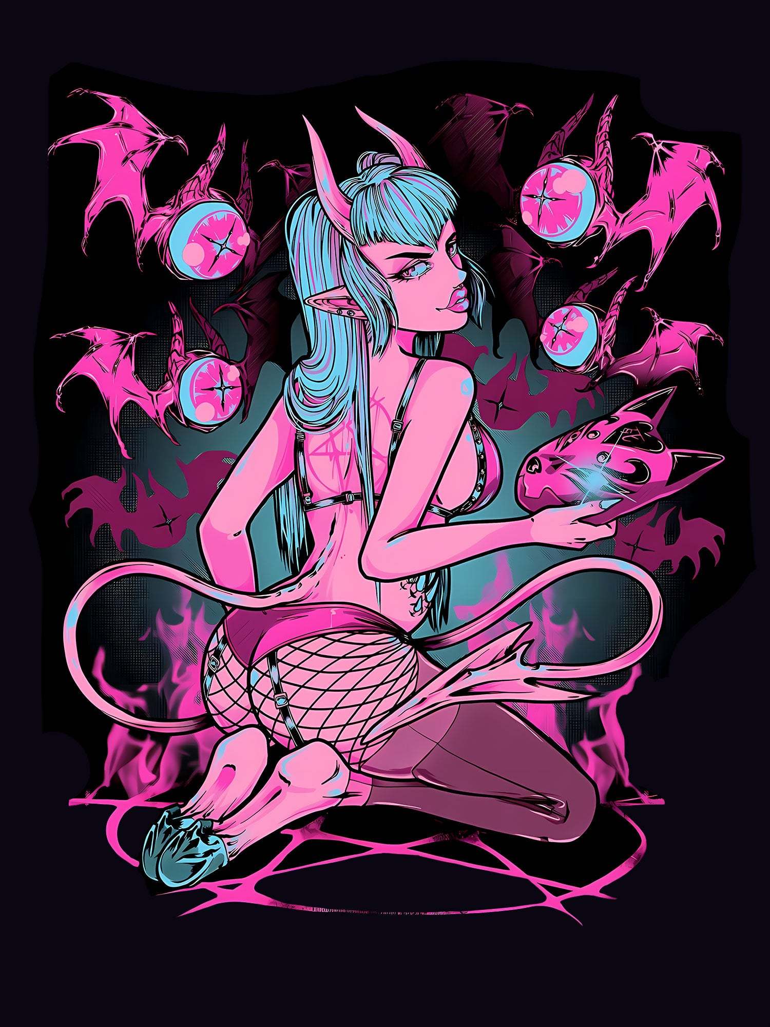 Neon Sweetheart Washed Tshirt