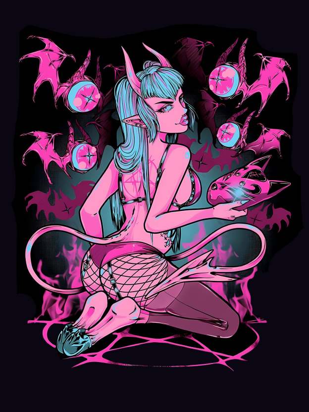 Neon Sweetheart Washed Tshirt