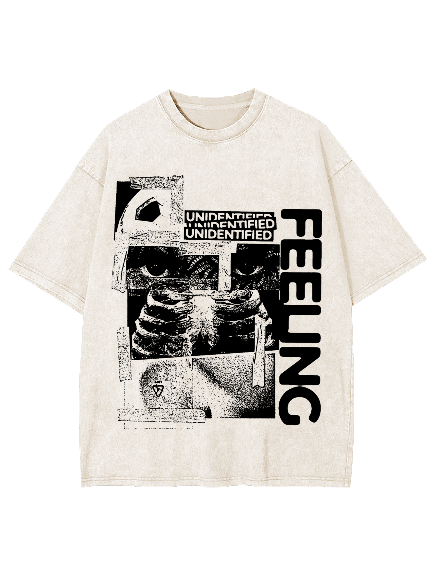 Unidentified Feeling Washed Tshirt-ClassyOutlaw Sale