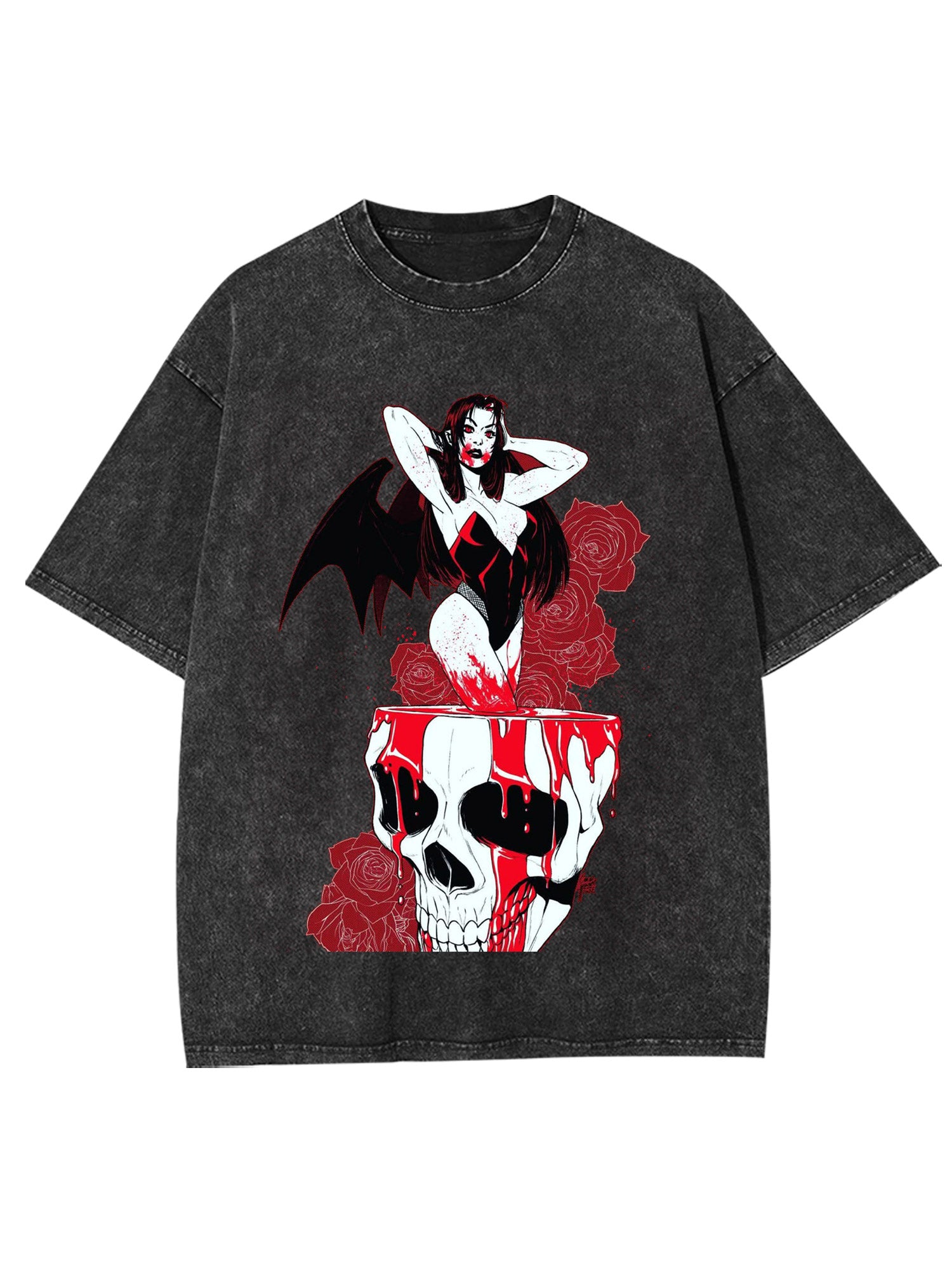 Vampiric Seduction Washed Tshirt