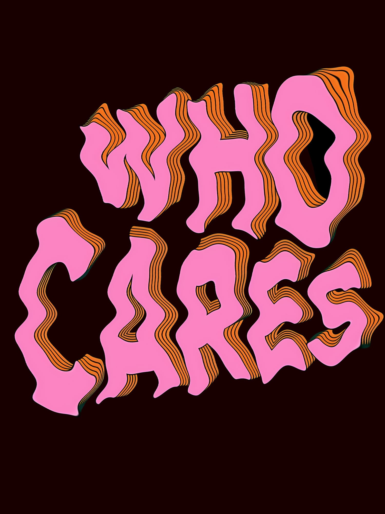 WHO CARES WASHED TSHIRT