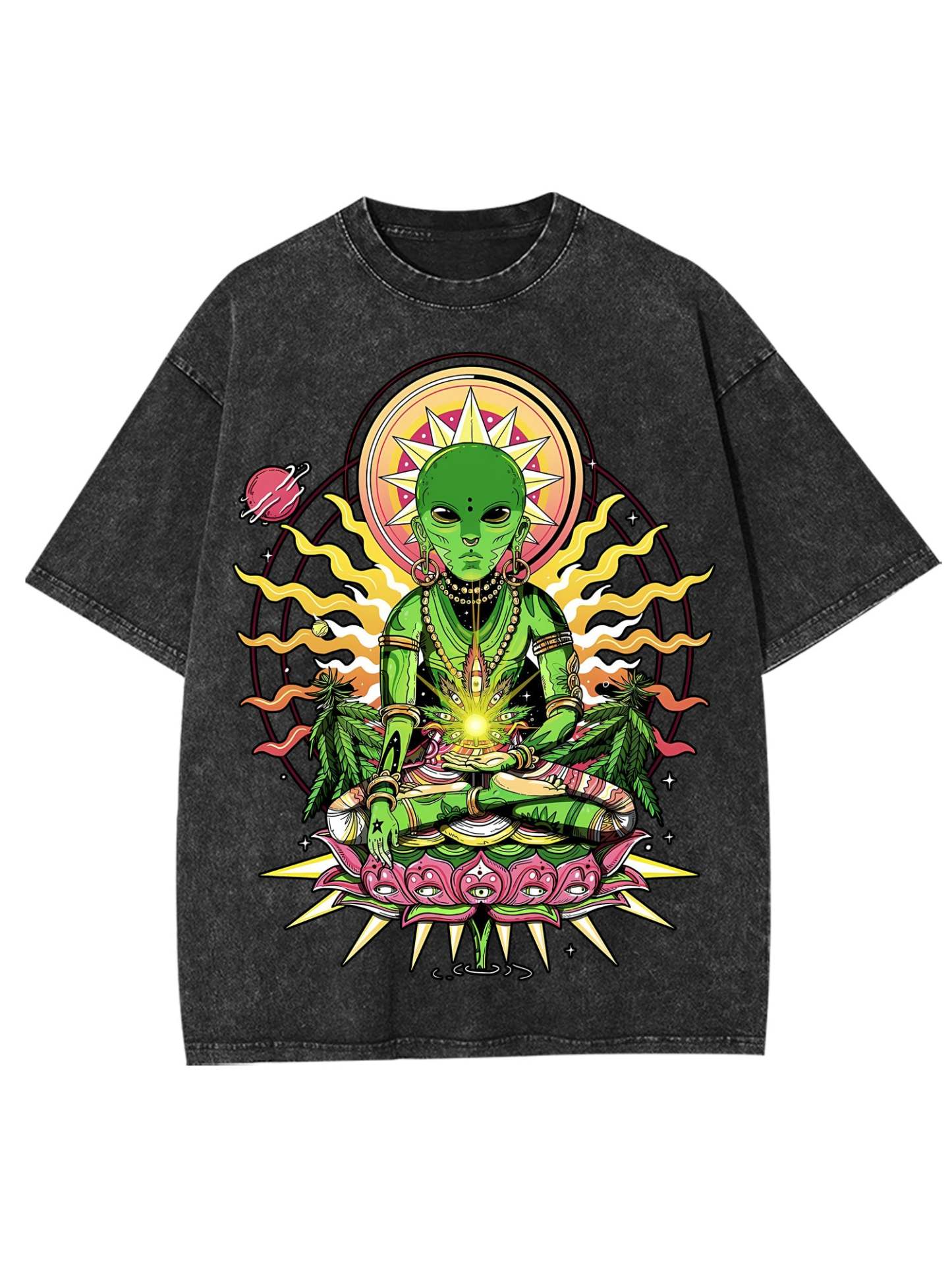 Cosmic Meditation Washed Tshirt