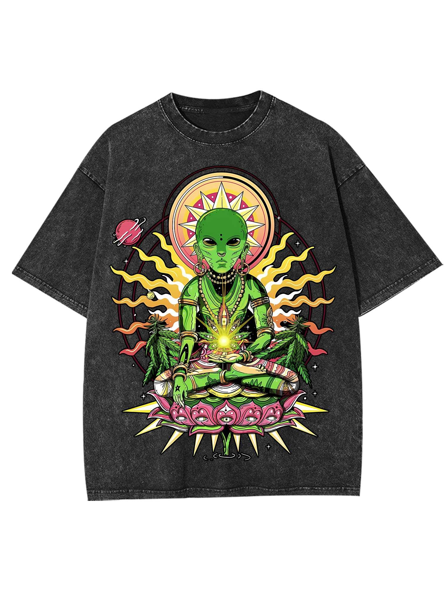 Cosmic Meditation Washed Tshirt