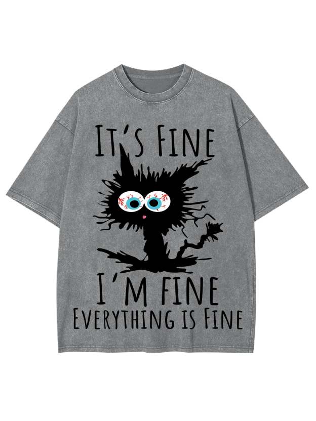 It's Fine Washed Tshirt