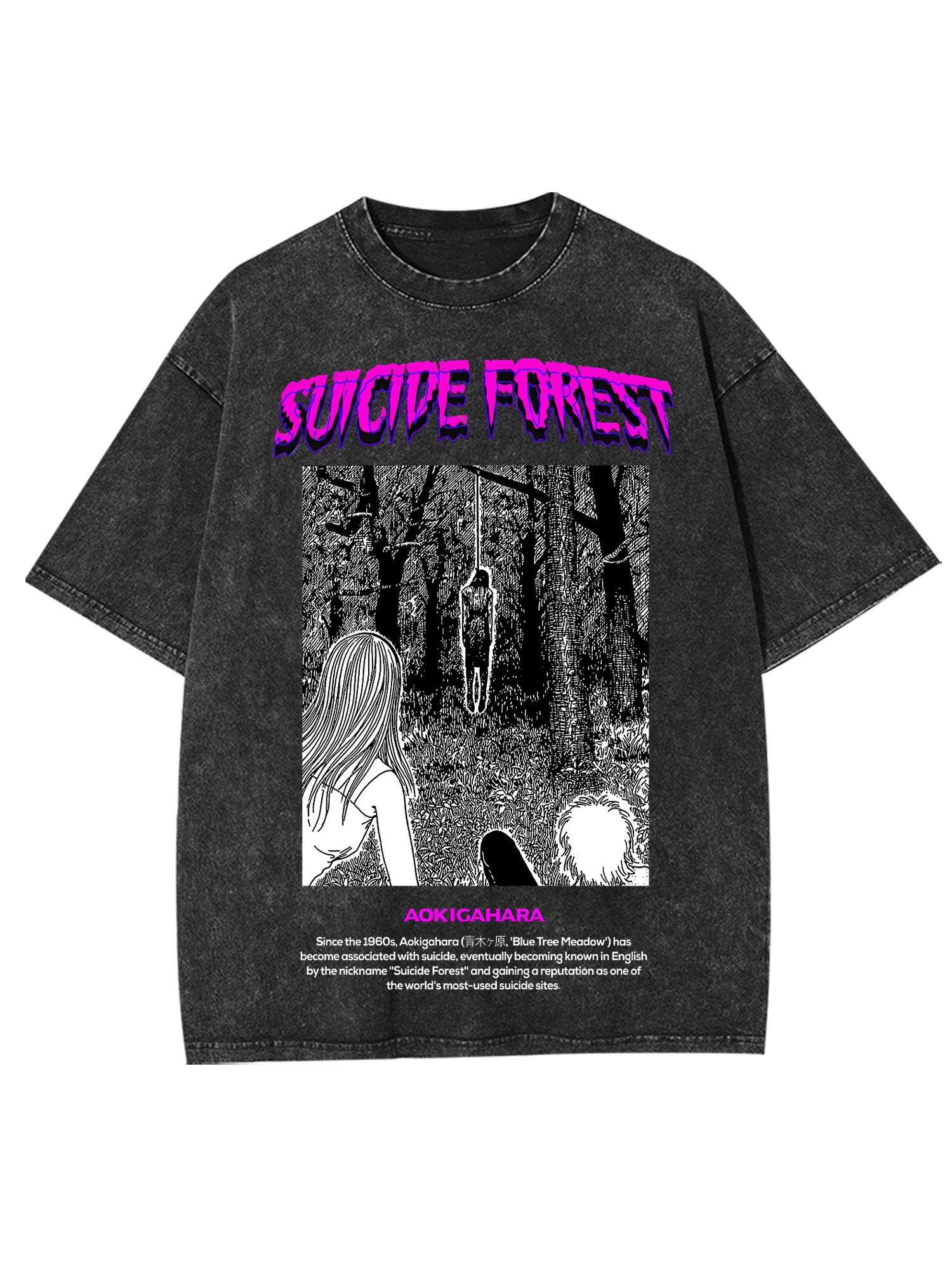 Suicide Forest Washed Tshirt