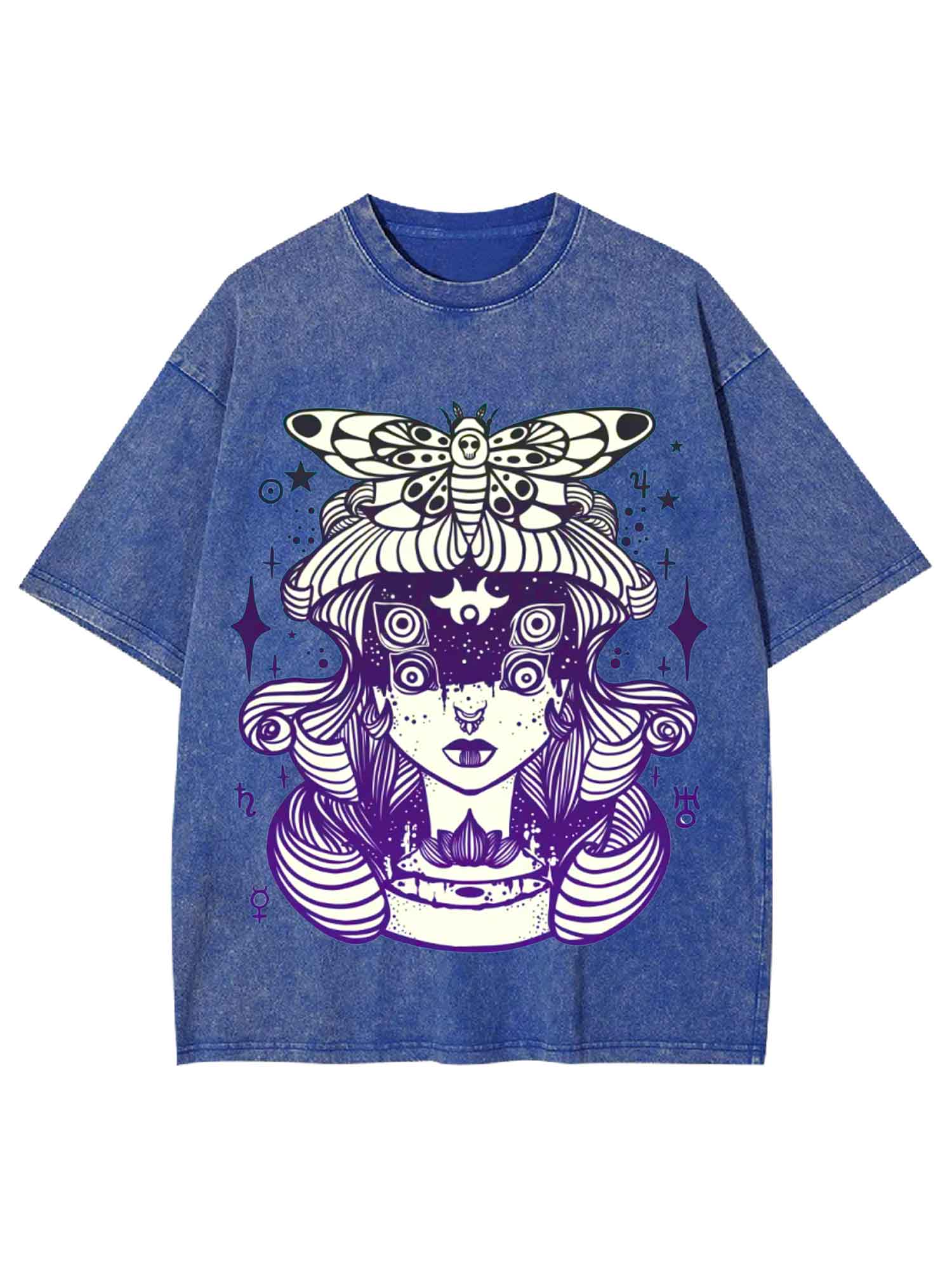 Mystical Moth Washed Tshirt