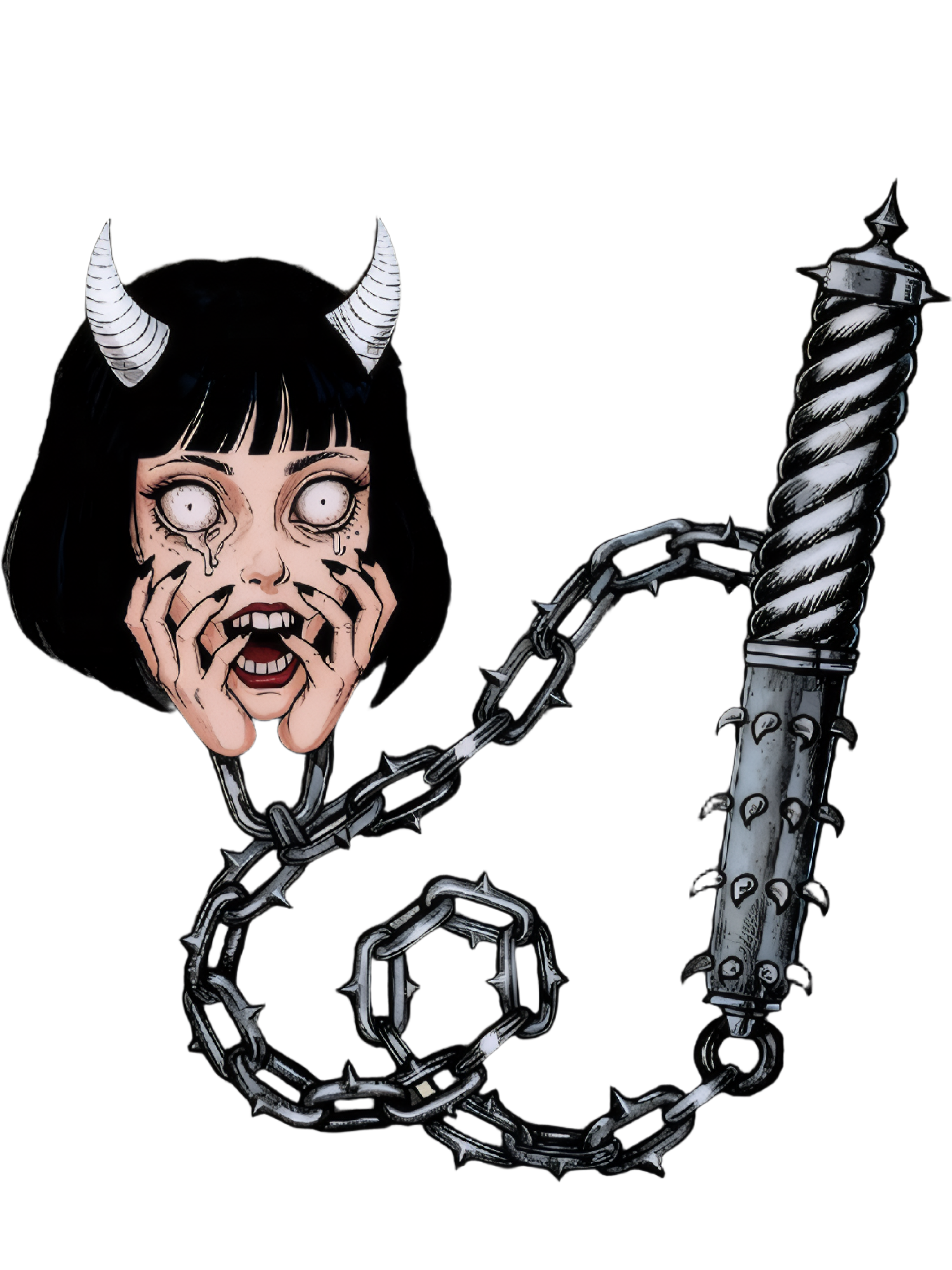 Frightened Demon Washed Tshirt