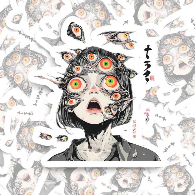 MULTITUDE OF GAZES STICKER