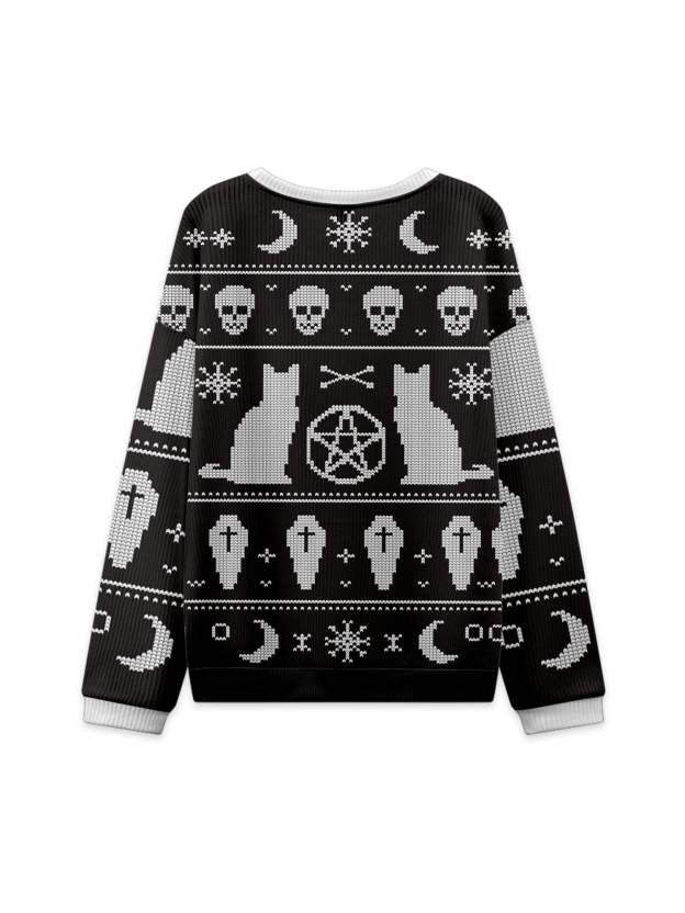 CATTTT UGLY CHRISTMAS SWEATSHIRT