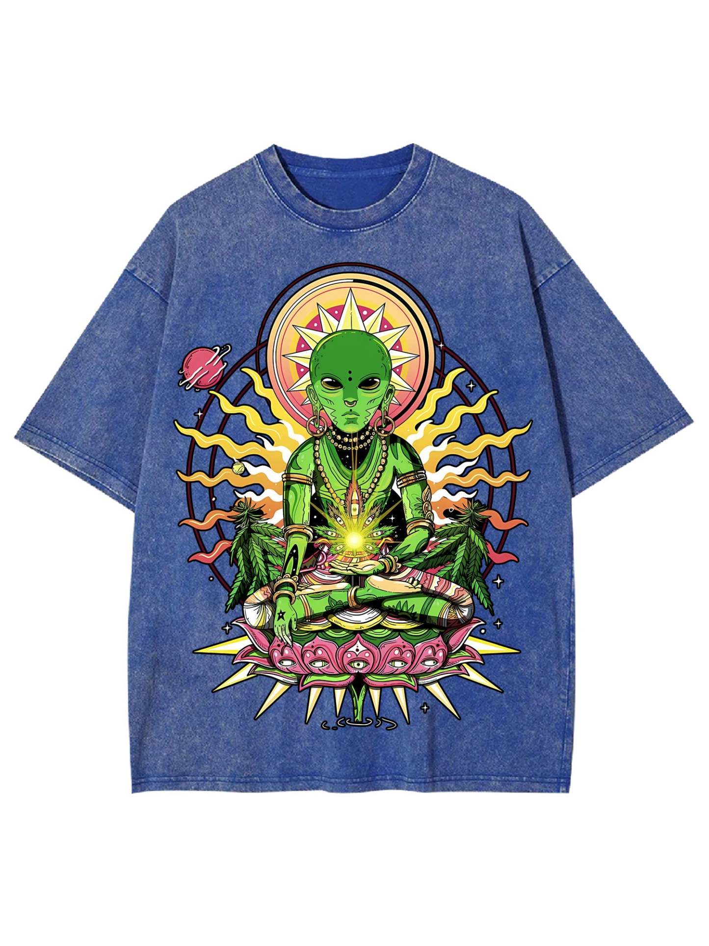 Cosmic Meditation Washed Tshirt