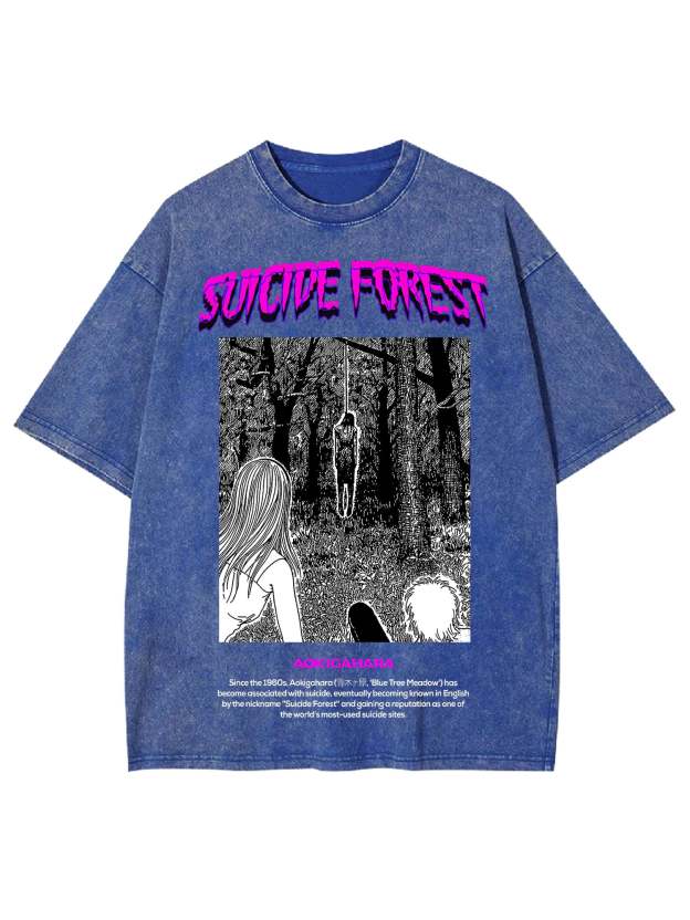 Suicide Forest Washed Tshirt