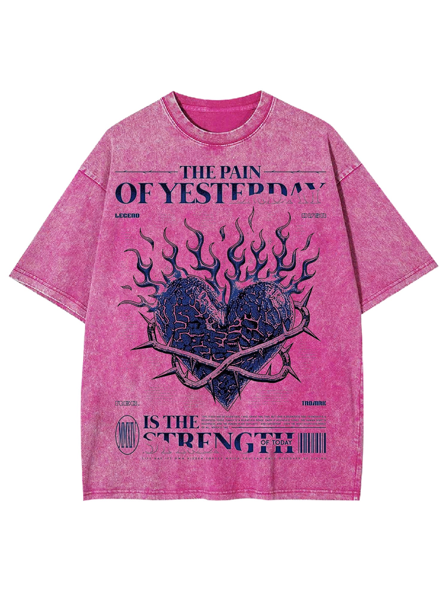 The Pain Of Yesterday Washed Tshirt